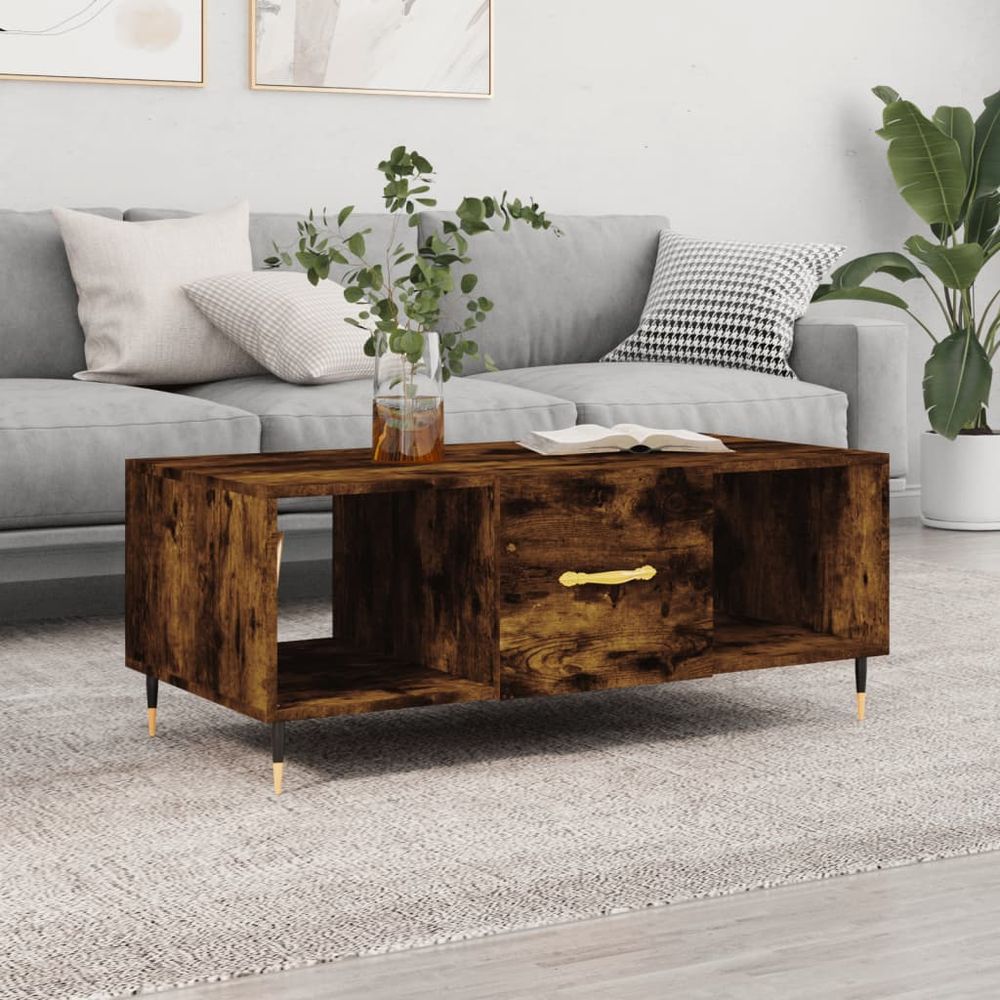 Coffee Table White 102x50x40 cm vidaXL Engineered Wood - Coffee Table from vidaXL