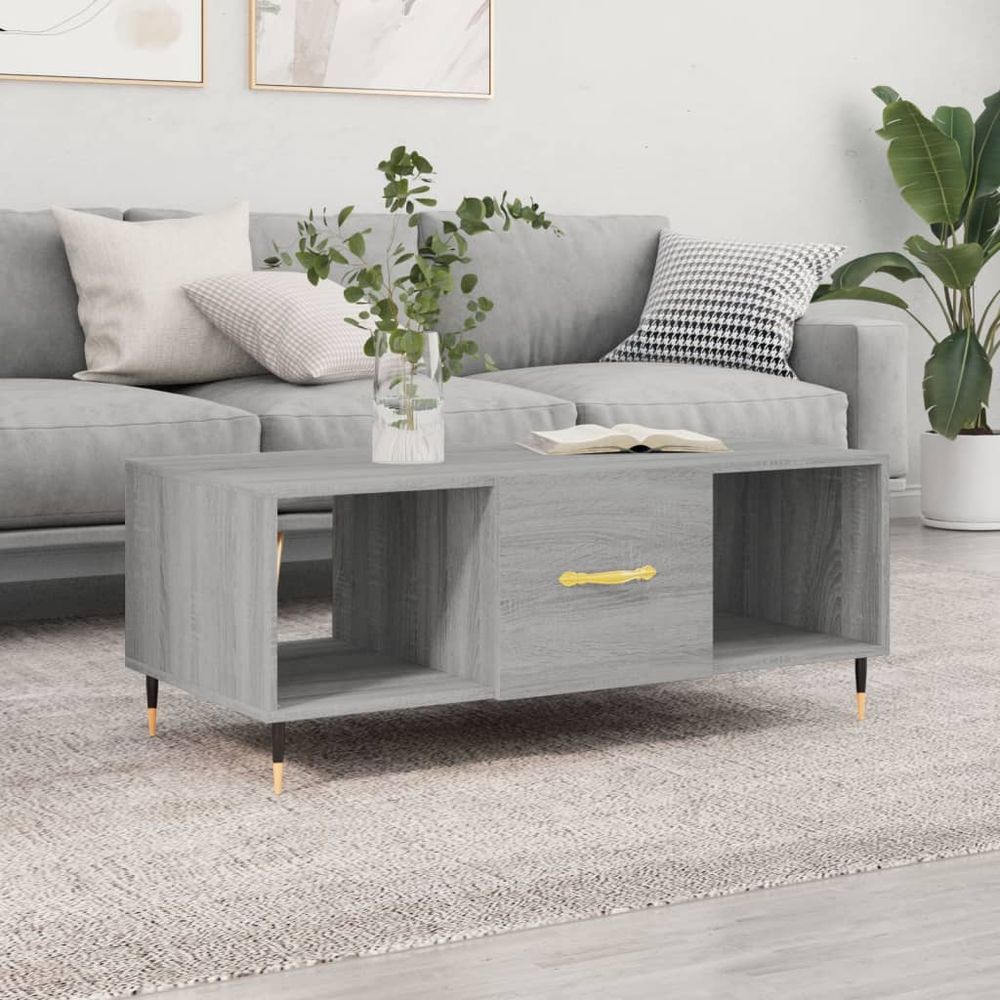 Coffee Table White 102x50x40 cm vidaXL Engineered Wood - Coffee Table from vidaXL