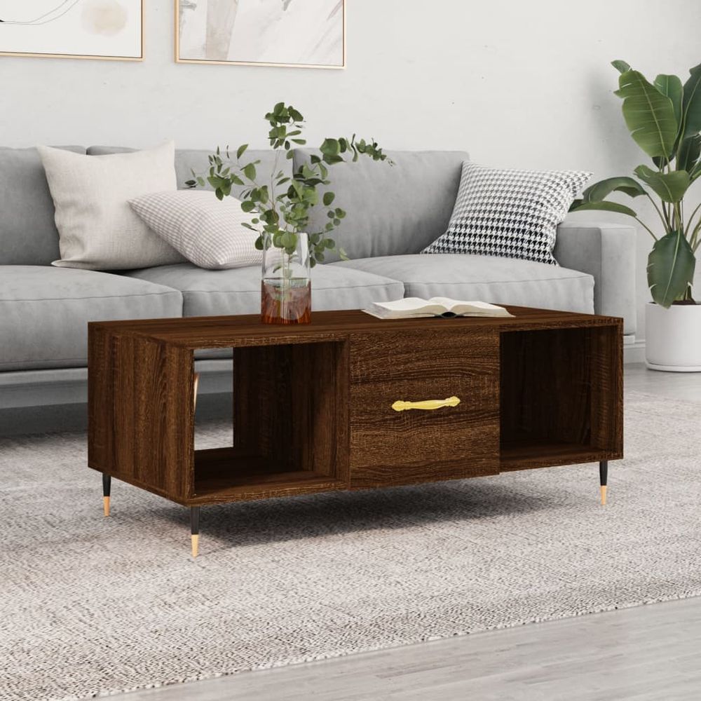 Coffee Table White 102x50x40 cm vidaXL Engineered Wood - Coffee Table from vidaXL
