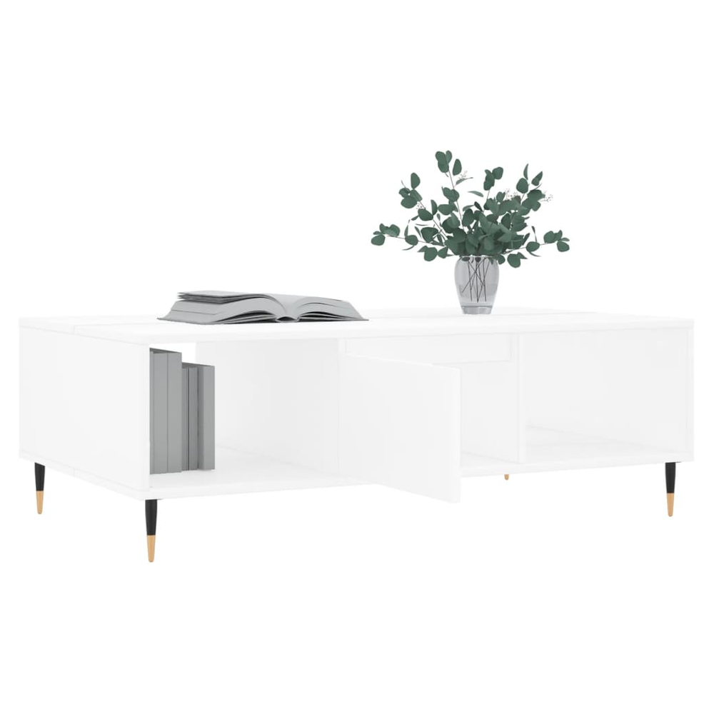Coffee Table White 104x60x35 cm vidaXL Engineered Wood - Coffee Table from vidaXL