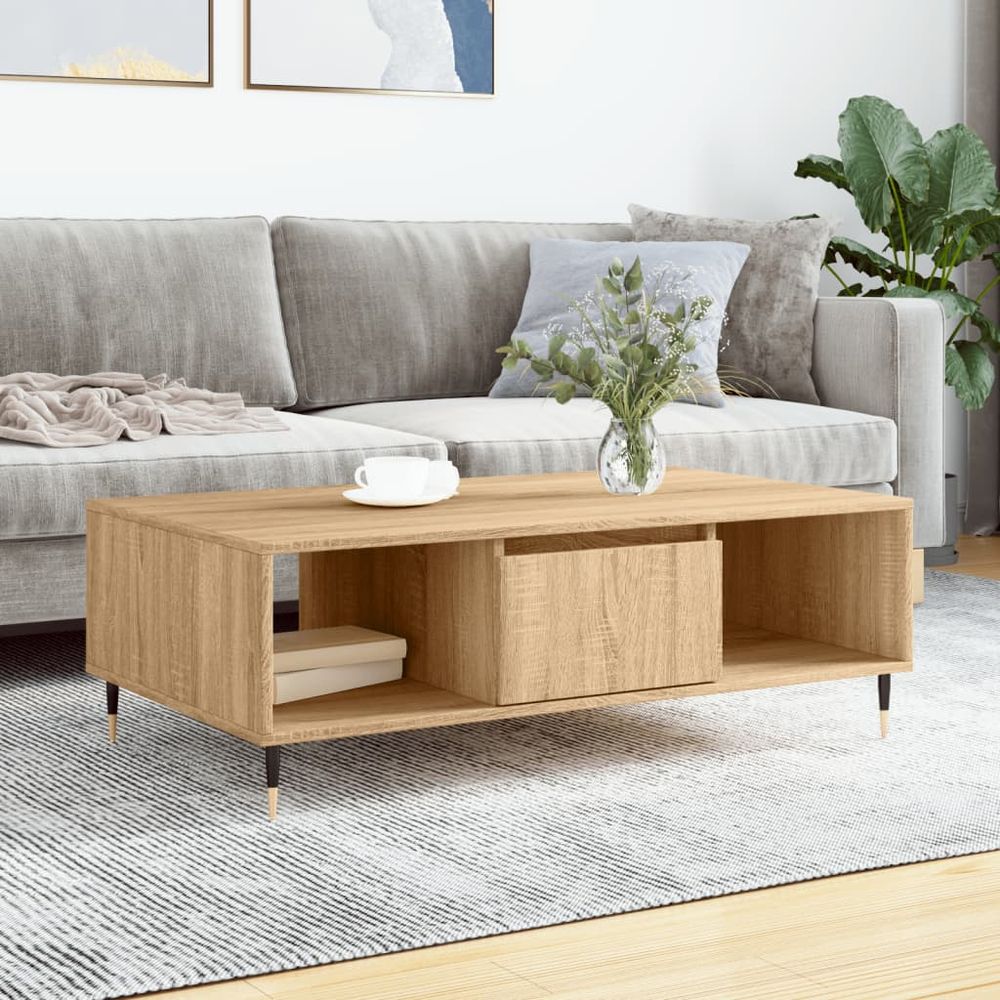 Coffee Table White 104x60x35 cm vidaXL Engineered Wood - Coffee Table from vidaXL