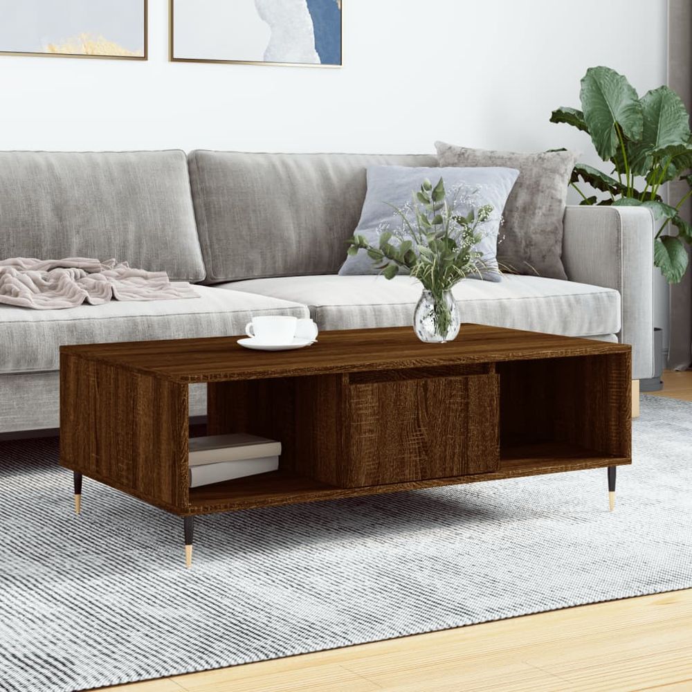 Coffee Table White 104x60x35 cm vidaXL Engineered Wood - Coffee Table from vidaXL