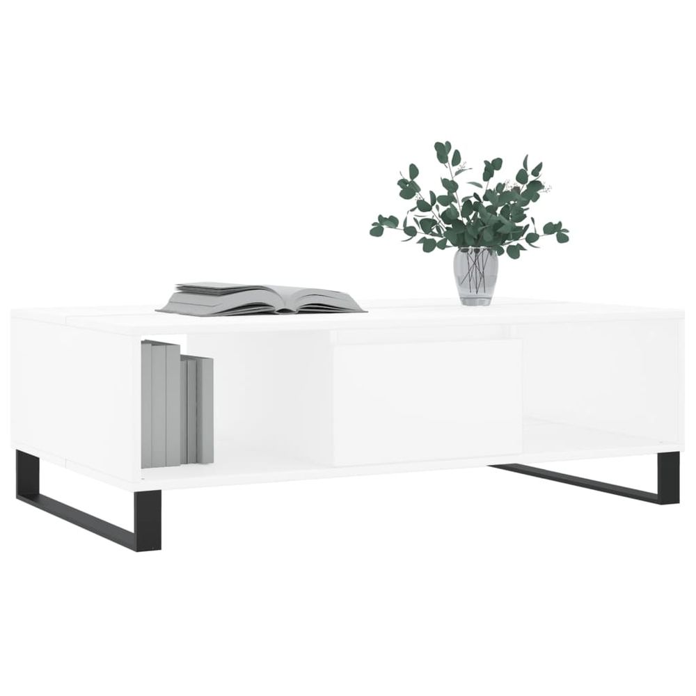 Coffee Table White 104x60x35 cm vidaXL Engineered Wood - Coffee Table from vidaXL