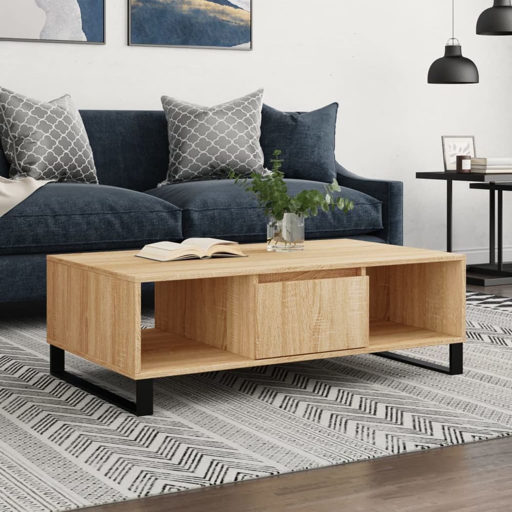 Coffee Table White 104x60x35 cm vidaXL Engineered Wood - Coffee Table from vidaXL