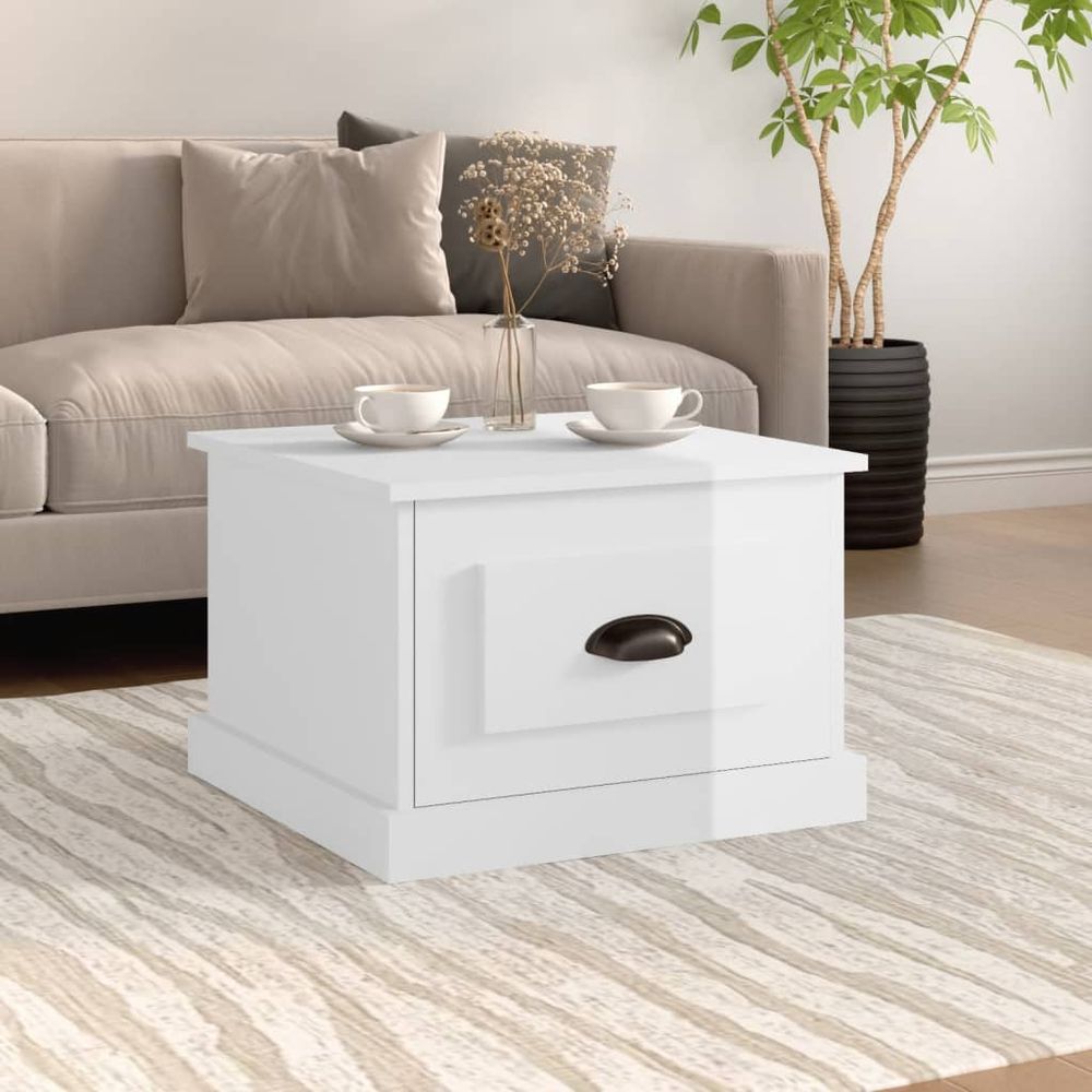 Coffee Table White 50x50x35 cm vidaXL Engineered Wood - Coffee Table from vidaXL