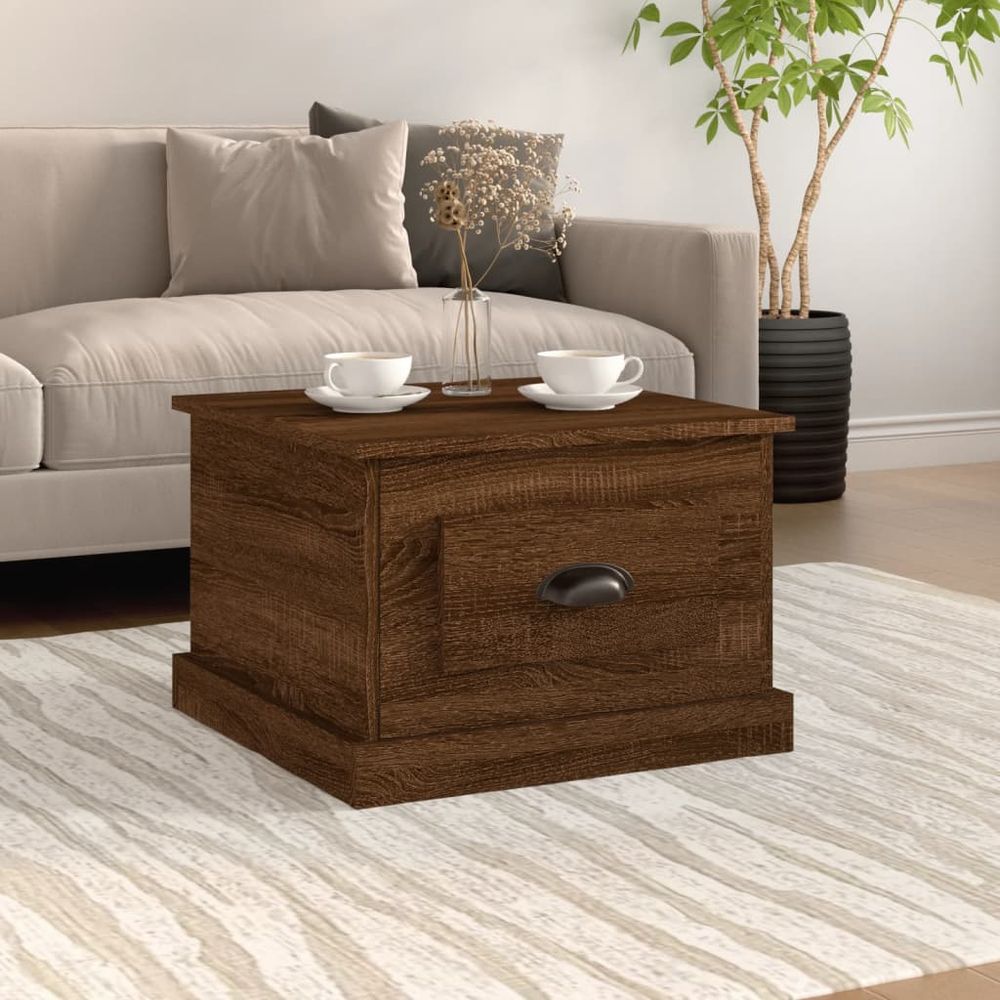 Coffee Table White 50x50x35 cm vidaXL Engineered Wood - Coffee Table from vidaXL