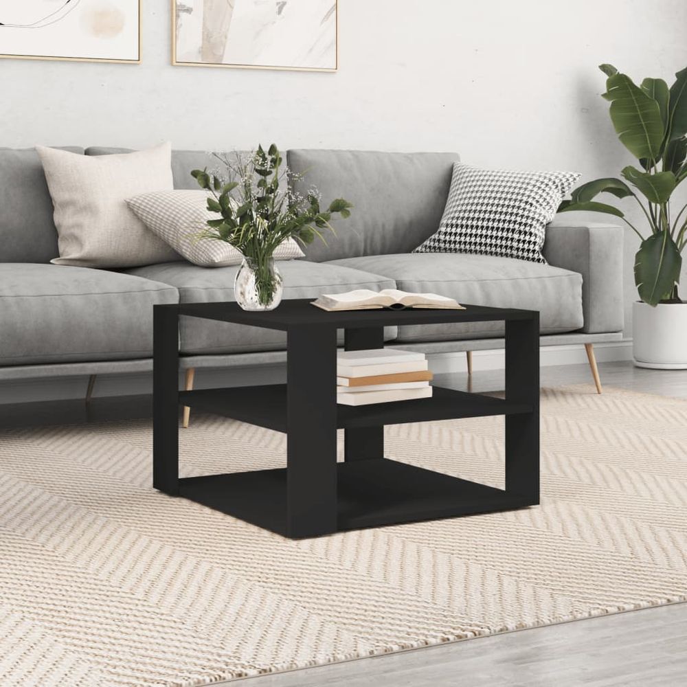 Coffee Table White 59.5x59.5x40 cm vidaXL Engineered Wood - Coffee Table from vidaXL
