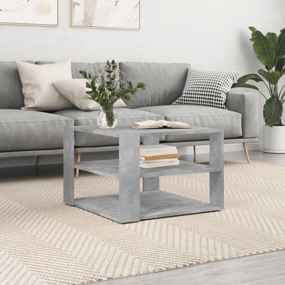 Coffee Table White 59.5x59.5x40 cm vidaXL Engineered Wood - Coffee Table from vidaXL