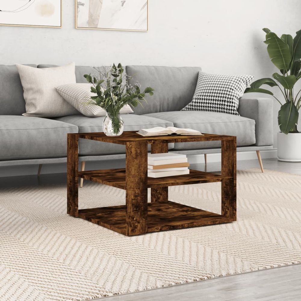 Coffee Table White 59.5x59.5x40 cm vidaXL Engineered Wood - Coffee Table from vidaXL