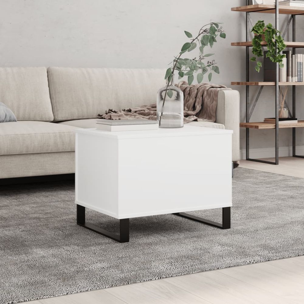Coffee Table White 60x44.5x45 cm vidaXL Engineered Wood - Coffee Table from vidaXL