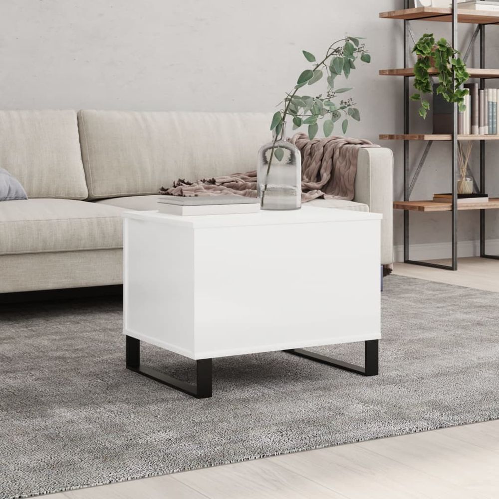 Coffee Table White 60x44.5x45 cm vidaXL Engineered Wood - Coffee Table from vidaXL
