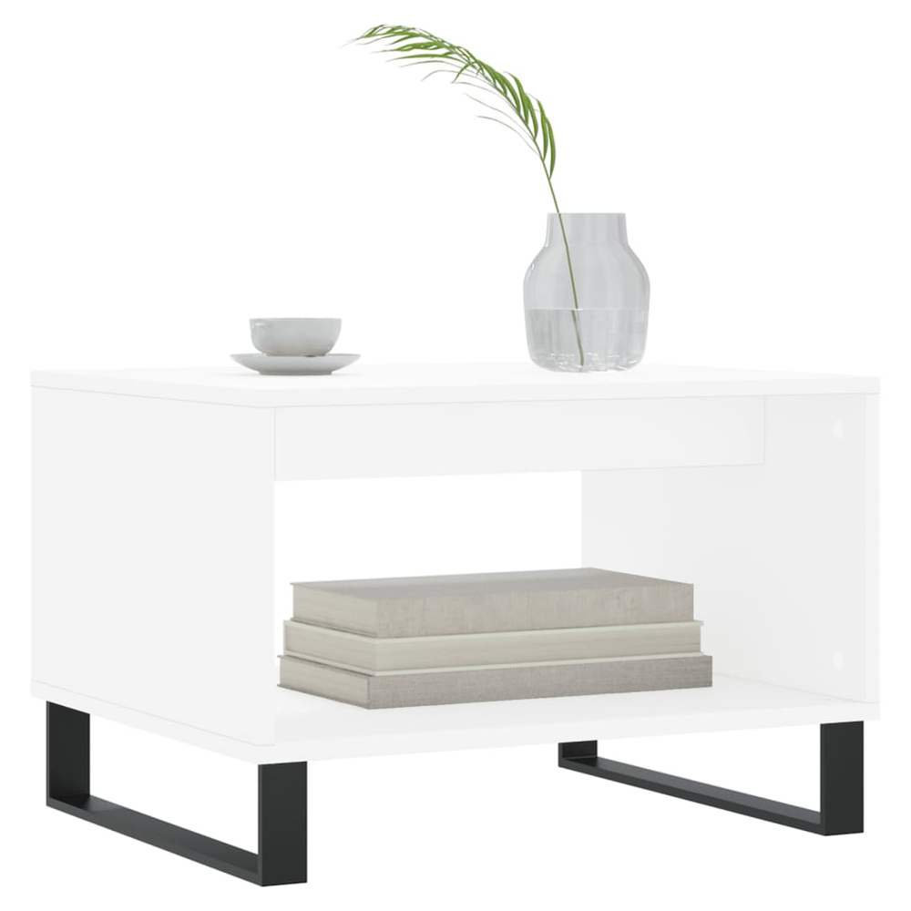Coffee Table White 60x50x40 cm vidaXL Engineered Wood - Coffee Table from vidaXL