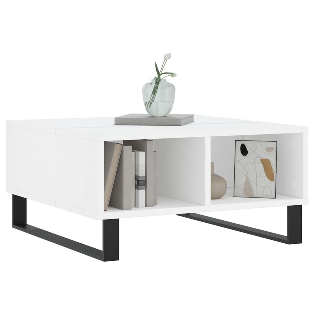 Coffee Table White 60x60x30 cm vidaXL Engineered Wood - Coffee Table from vidaXL