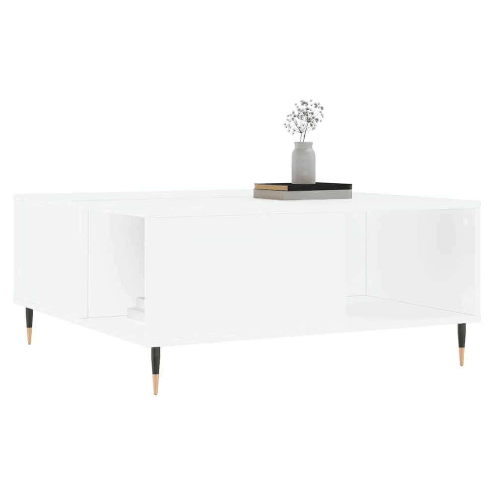 Coffee Table White 80x80x36.5 cm vidaXL Engineered Wood - Coffee Table from vidaXL