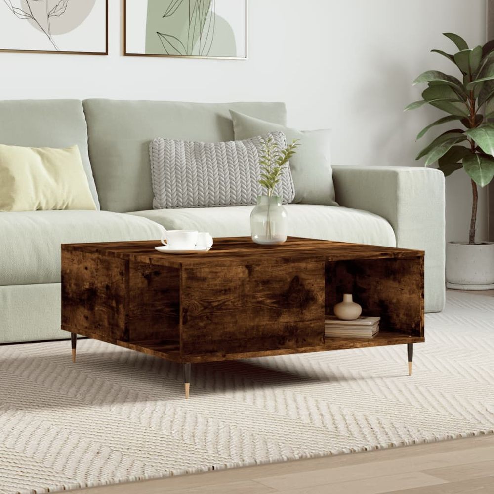 Coffee Table White 80x80x36.5 cm vidaXL Engineered Wood - Coffee Table from vidaXL
