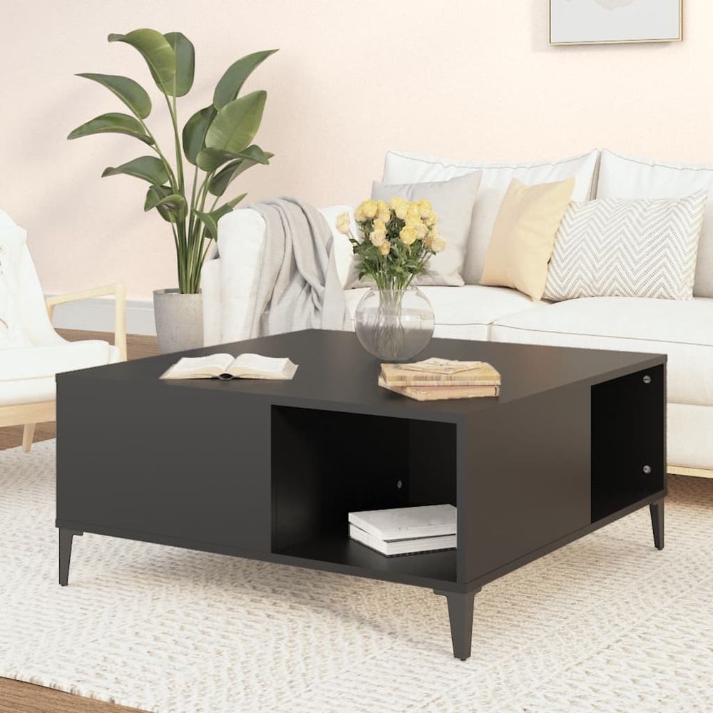 Coffee Table White 80x80x36.5 cm vidaXL Engineered Wood - Coffee Table from vidaXL