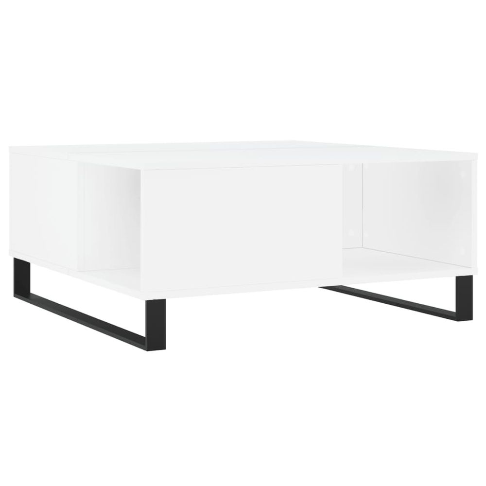 Coffee Table White 80x80x36.5 cm vidaXL Engineered Wood - Coffee Table from vidaXL