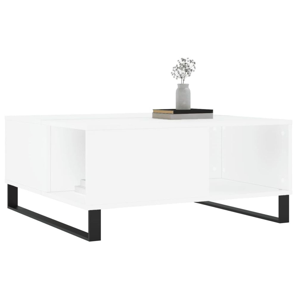 Coffee Table White 80x80x36.5 cm vidaXL Engineered Wood - Coffee Table from vidaXL