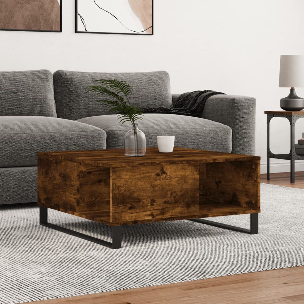 Coffee Table White 80x80x36.5 cm vidaXL Engineered Wood - Coffee Table from vidaXL