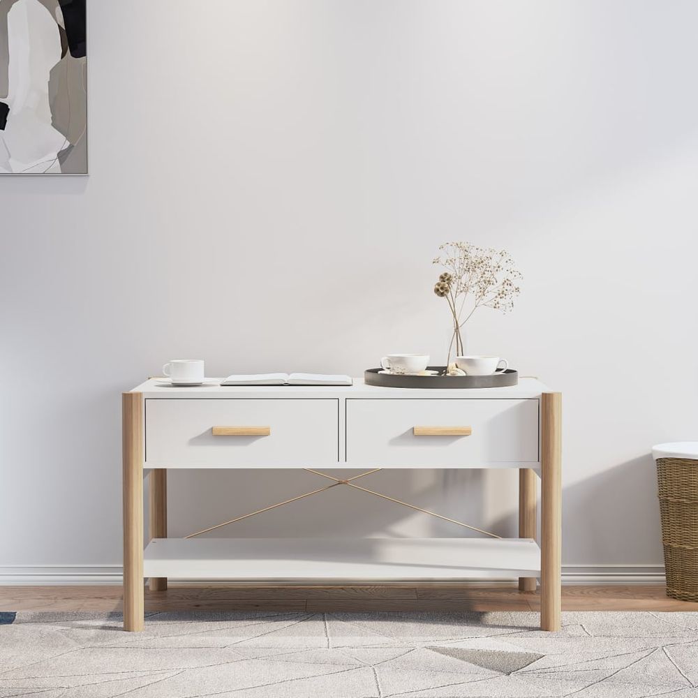 Coffee Table White 82x48x45 cm vidaXL Engineered Wood - Coffee Table from vidaXL