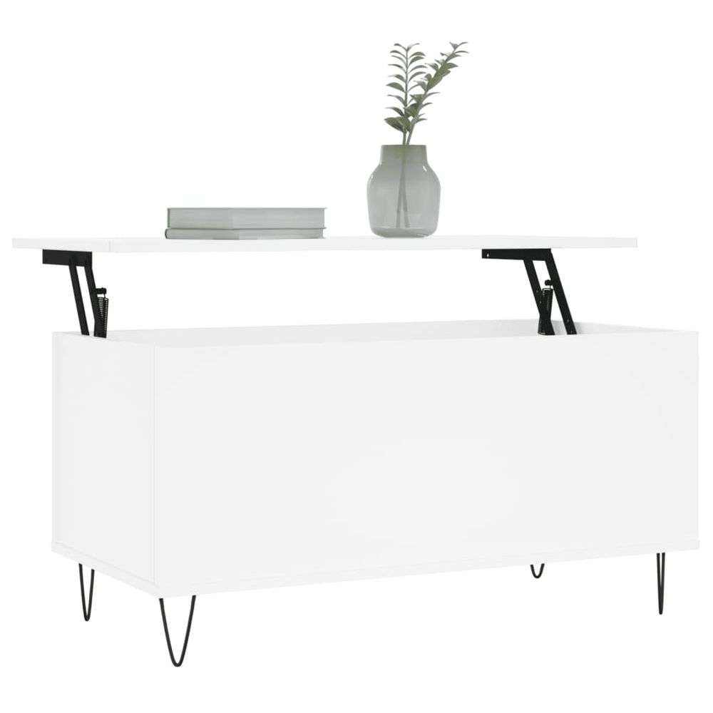 Coffee Table White 90x44.5x45 cm vidaXL Engineered Wood - Coffee Table from vidaXL