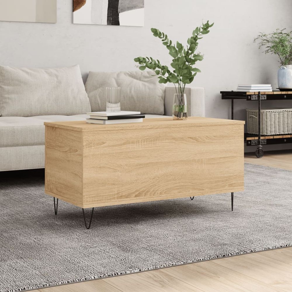 Coffee Table White 90x44.5x45 cm vidaXL Engineered Wood - Coffee Table from vidaXL