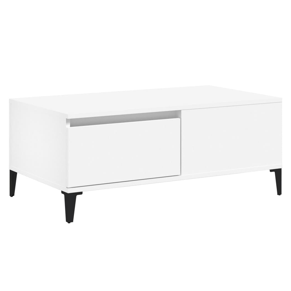 Coffee Table White 90x50x36.5 cm vidaXL Engineered Wood - Coffee Table from vidaXL