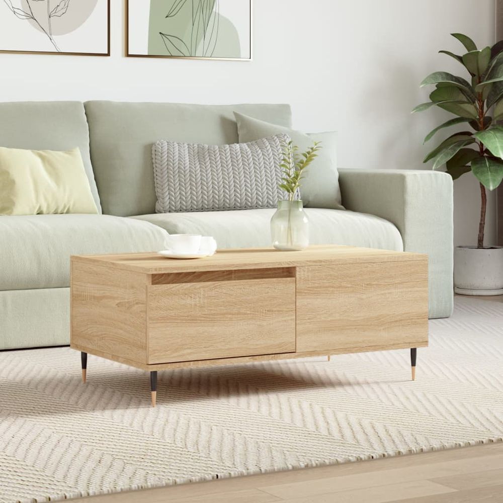 Coffee Table White 90x50x36.5 cm vidaXL Engineered Wood - Coffee Table from vidaXL