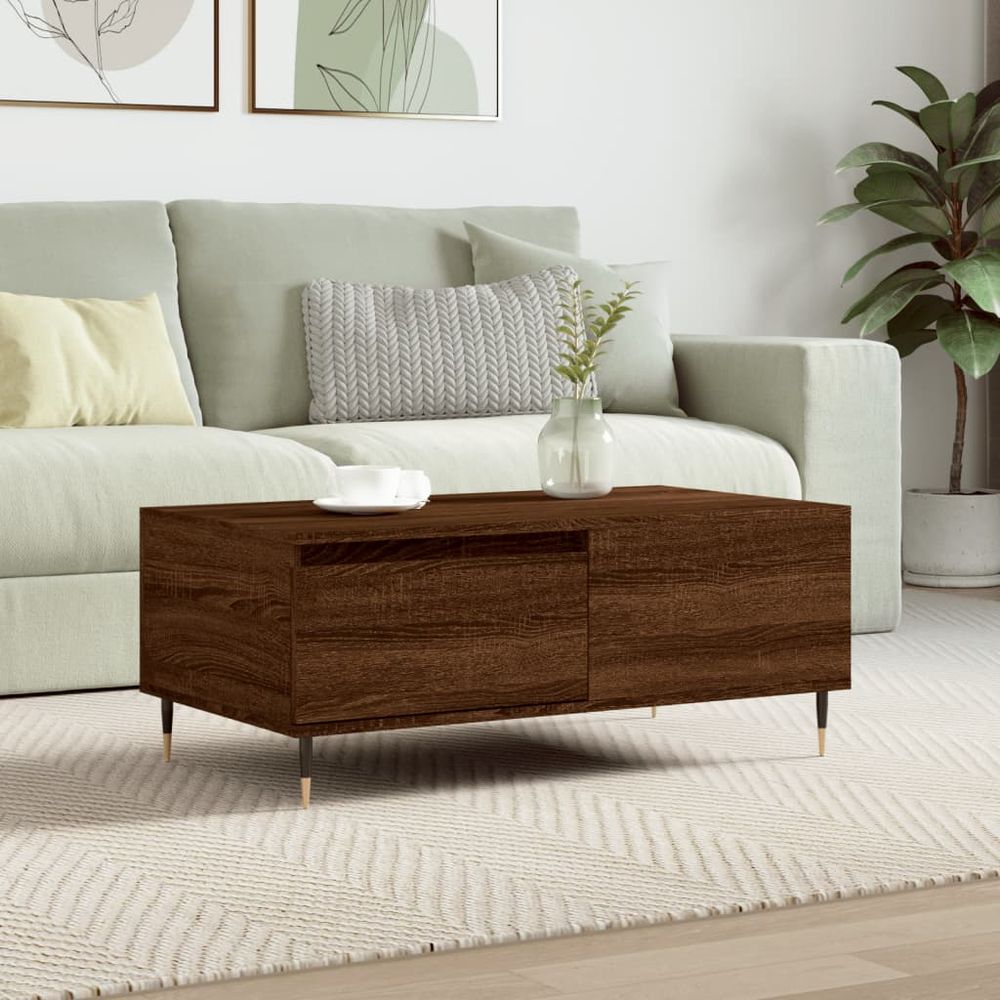 Coffee Table White 90x50x36.5 cm vidaXL Engineered Wood - Coffee Table from vidaXL