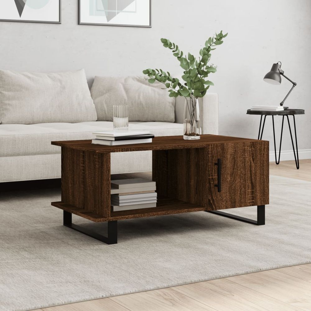 Coffee Table White 90x50x40 cm vidaXL Engineered Wood - Coffee Table from vidaXL