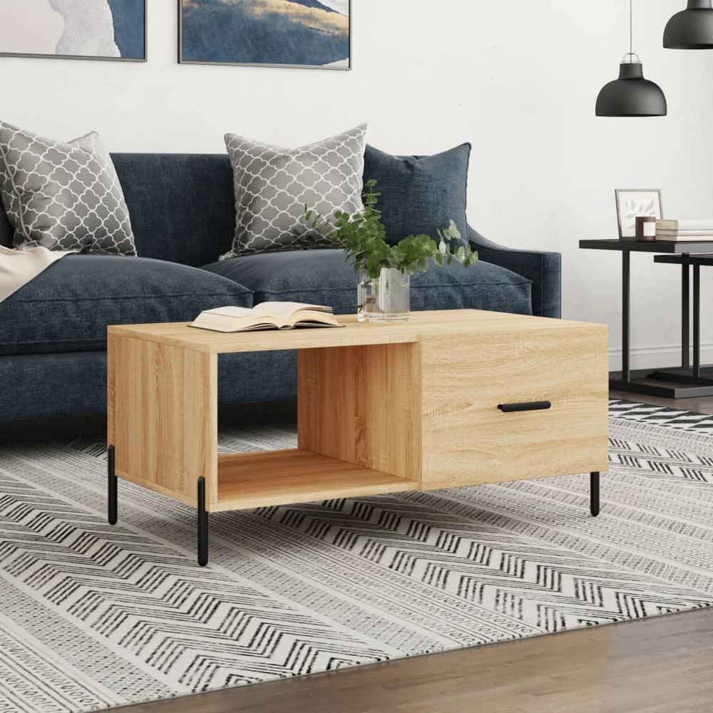 Coffee Table White 90x50x40 cm vidaXL Engineered Wood - Coffee Table from vidaXL