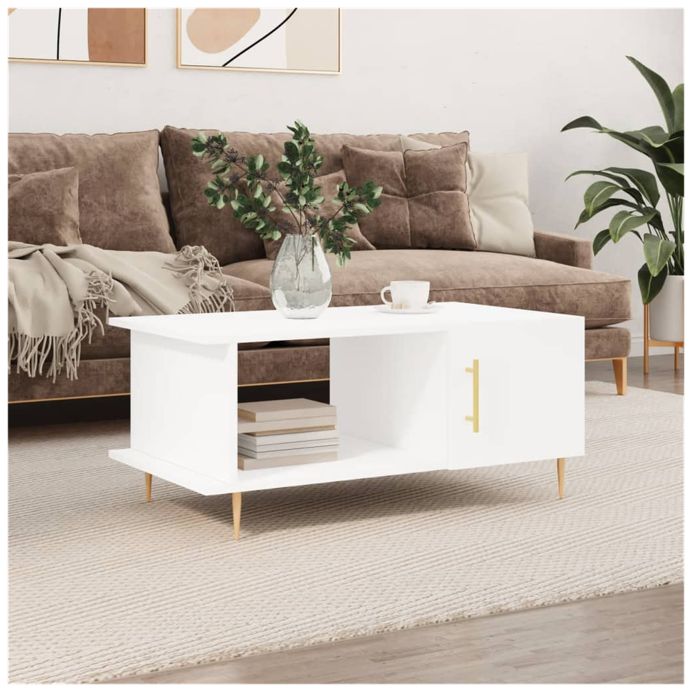 Coffee Table White 90x50x40 cm vidaXL Engineered Wood - Coffee Table from vidaXL