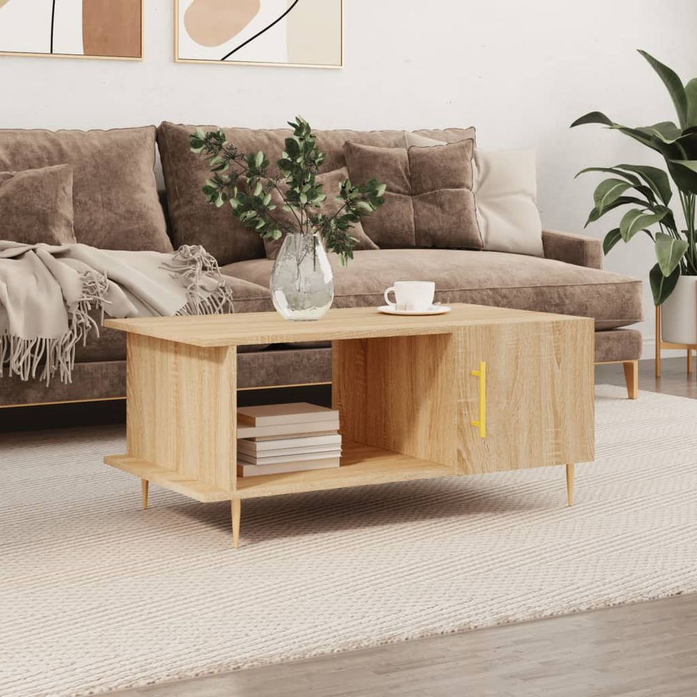 Coffee Table White 90x50x40 cm vidaXL Engineered Wood - Coffee Table from vidaXL