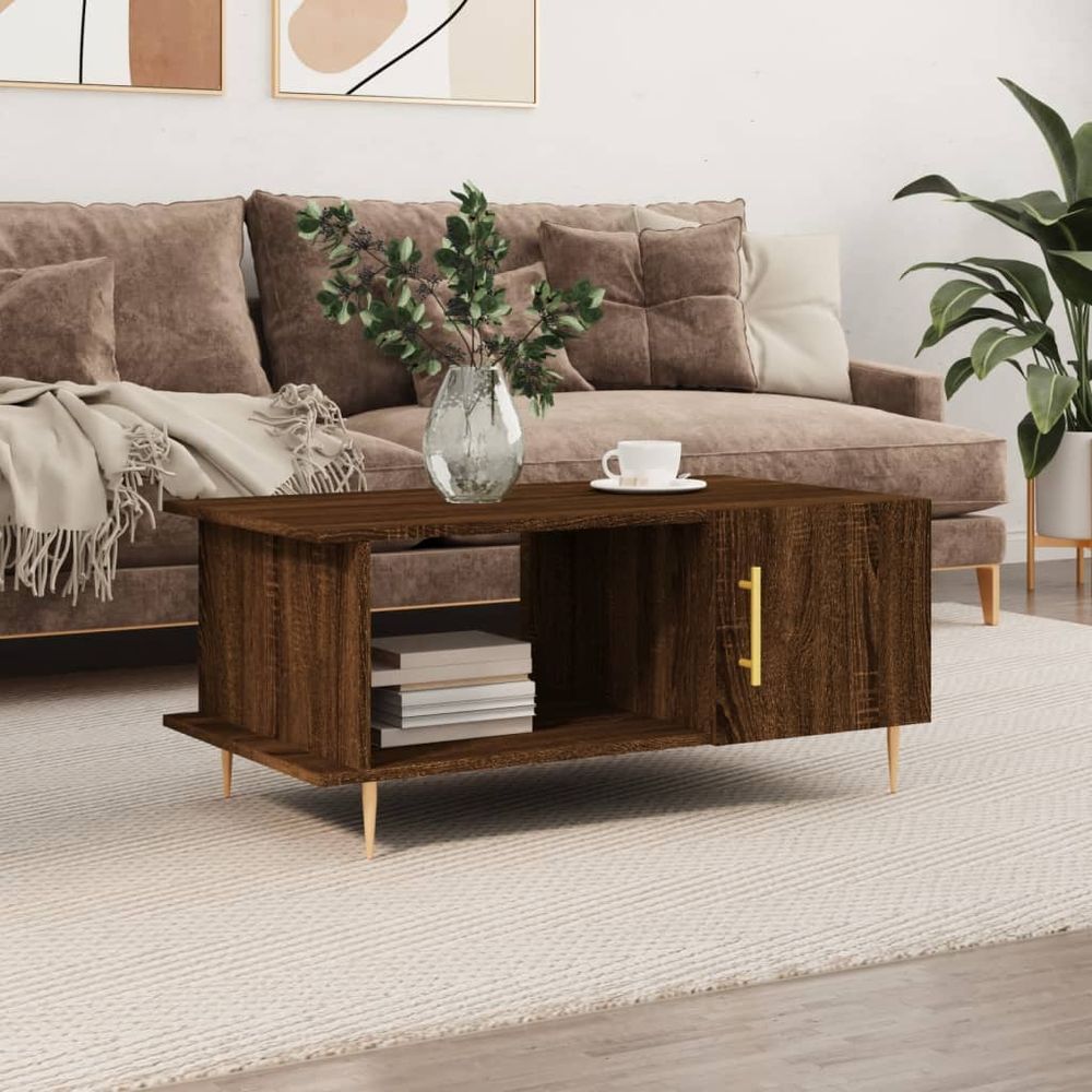 Coffee Table White 90x50x40 cm vidaXL Engineered Wood - Coffee Table from vidaXL