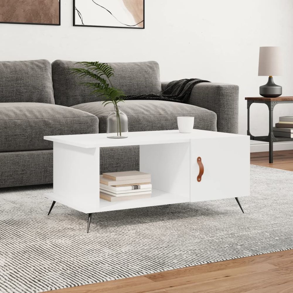 Coffee Table White 90x50x40 cm vidaXL Engineered Wood - Coffee Table from vidaXL