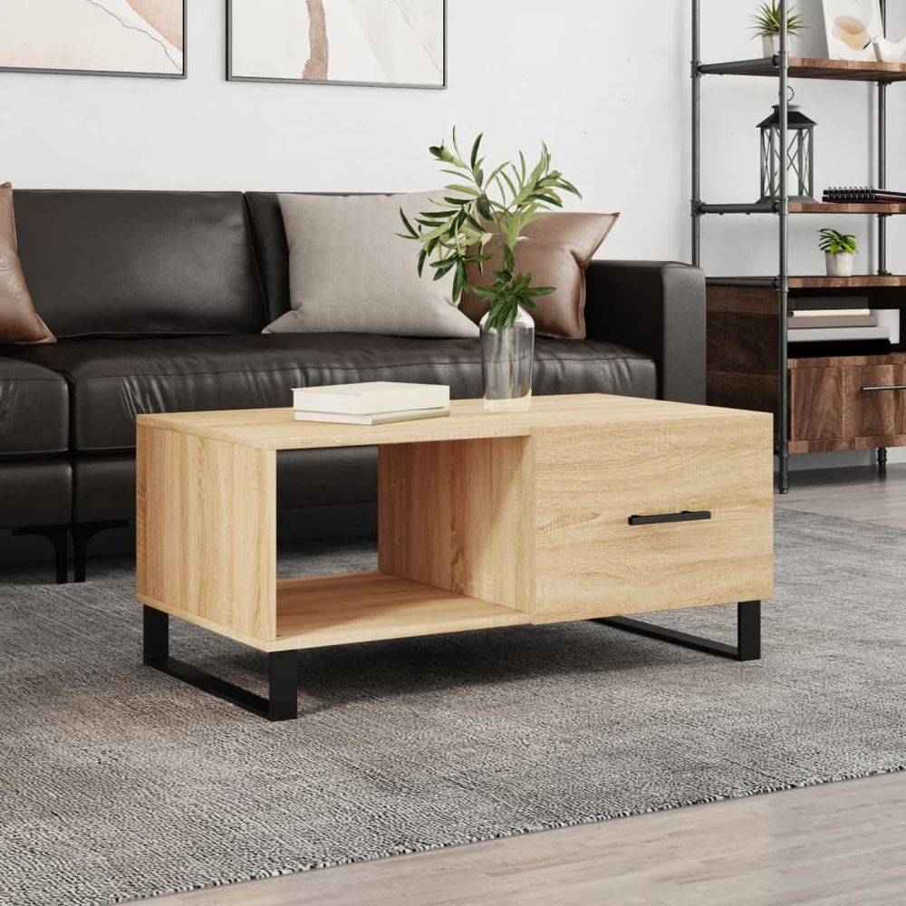 Coffee Table White 90x50x40 cm vidaXL Engineered Wood - Coffee Table from vidaXL