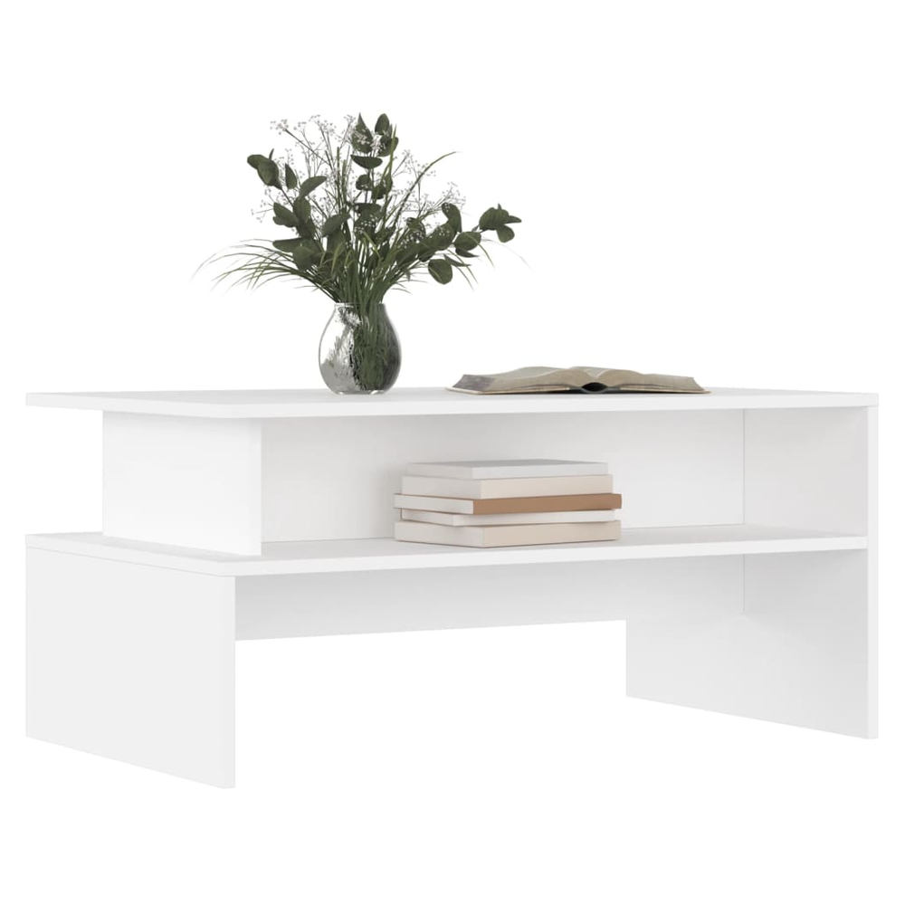 Coffee Table White 90x55x42.5 cm vidaXL Engineered Wood - Coffee Table from vidaXL