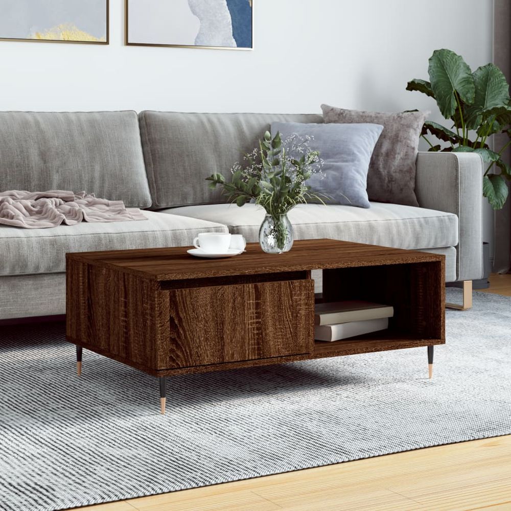 Coffee Table White 90x60x35 cm vidaXL Engineered Wood - Coffee Table from vidaXL