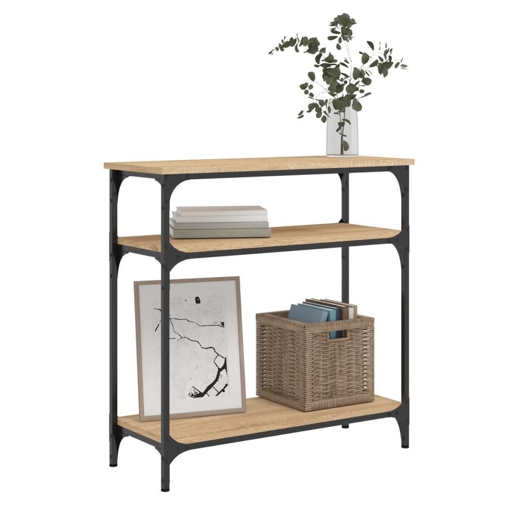 Console Table Black 100x29x75 cm vidaXL Engineered Wood - Console Table from vidaXL