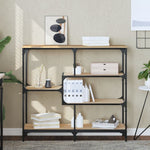 Console Table Black 103x32x95 cm vidaXL Engineered Wood - Console Table from vidaXL