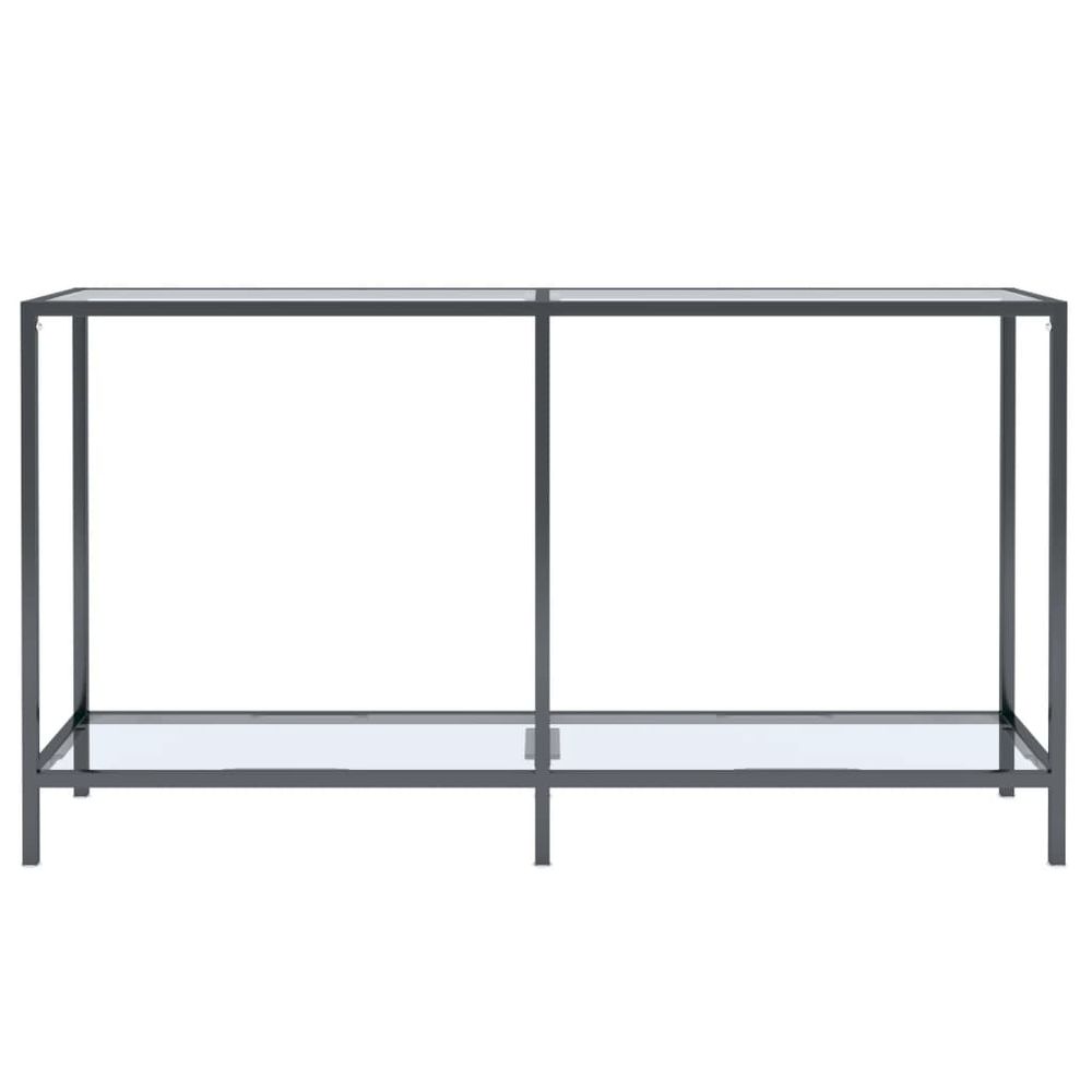 Console Table vidaXL Transparent 140x35x75.5 cm Tempered Glass - Console Table from vidaXL