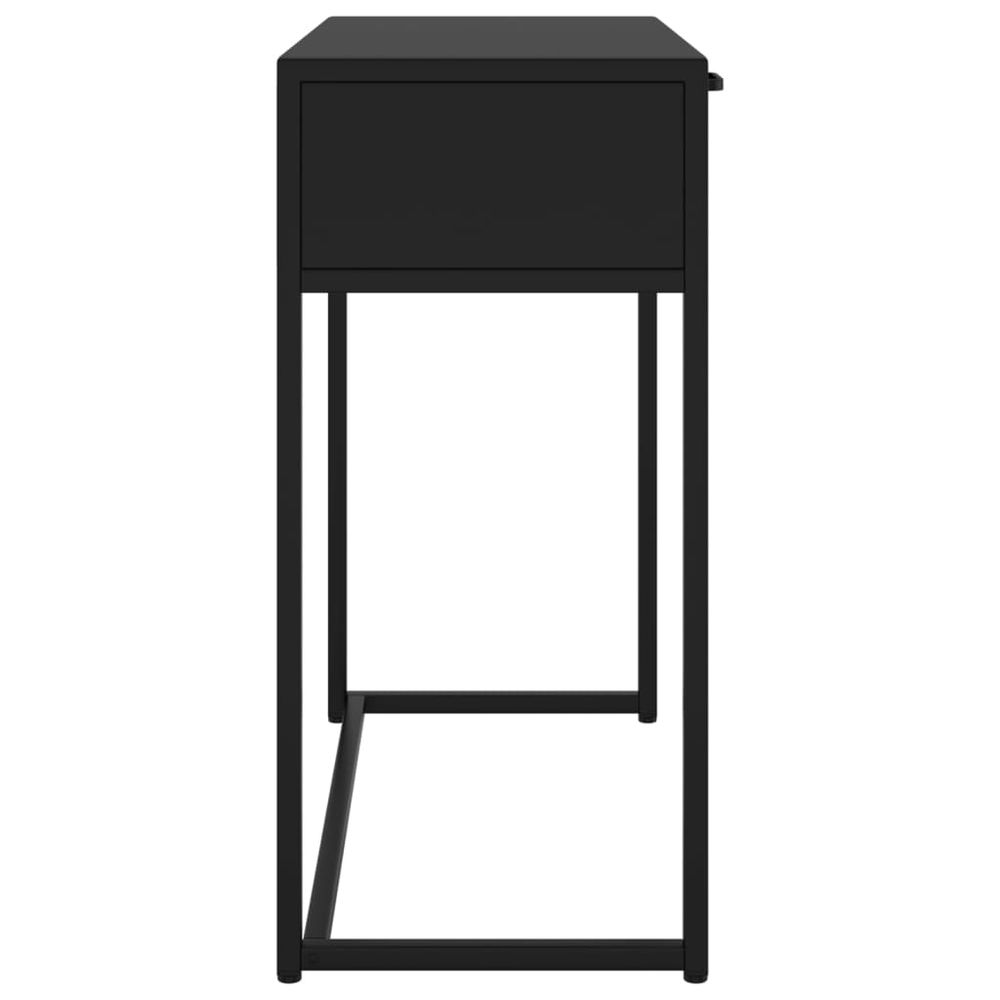 Console Table Black 72x35x75 cm vidaXL Steel - Console Table from vidaXL