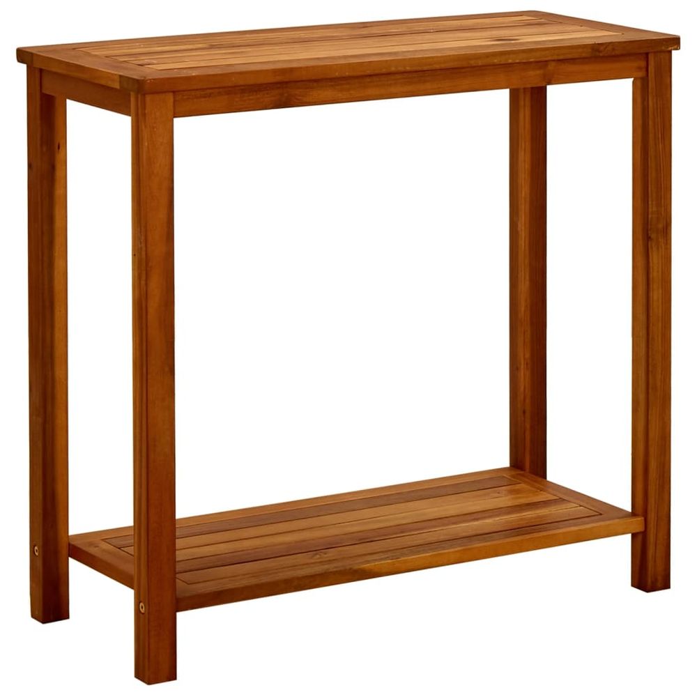 Garden Console Table vidaXL 80x35x75 cm Solid Acacia Wood - Console Table from vidaXL