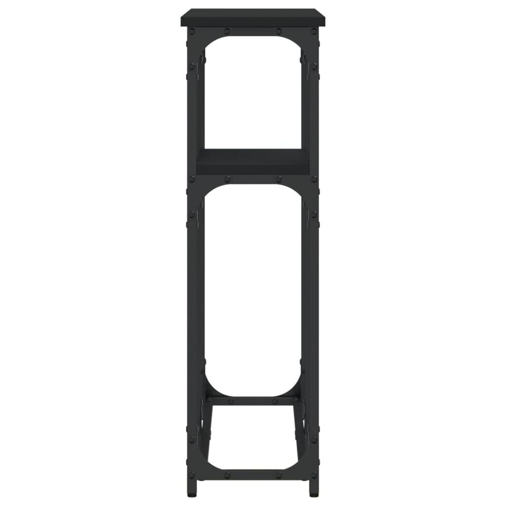 Console Table Black 90x22.5x75 cm vidaXL Engineered Wood - Console Table from vidaXL