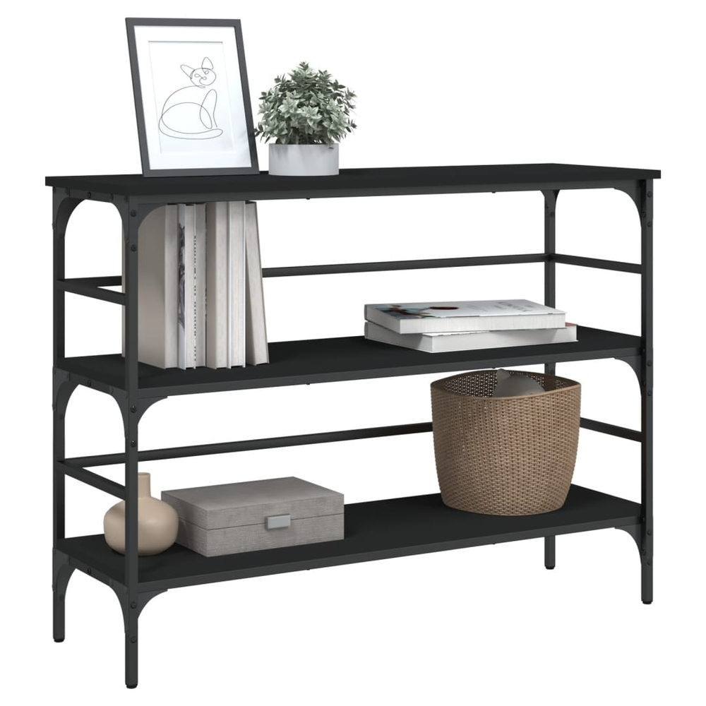 Console Table Black 100x32x75 cm vidaXL Engineered Wood - Console Table from vidaXL