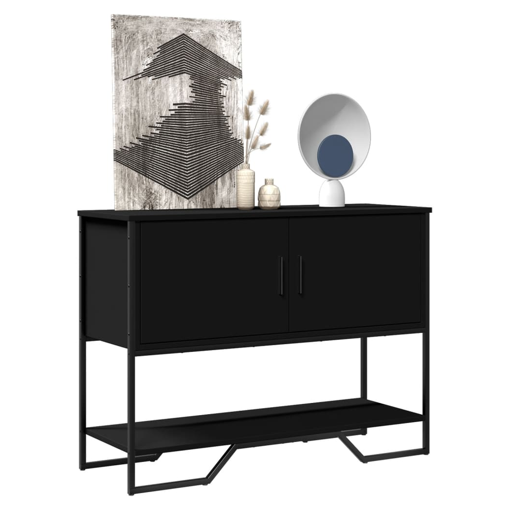 Console Table Black 100x35x74.5 cm vidaXL Engineered Wood - Console Table from vidaXL