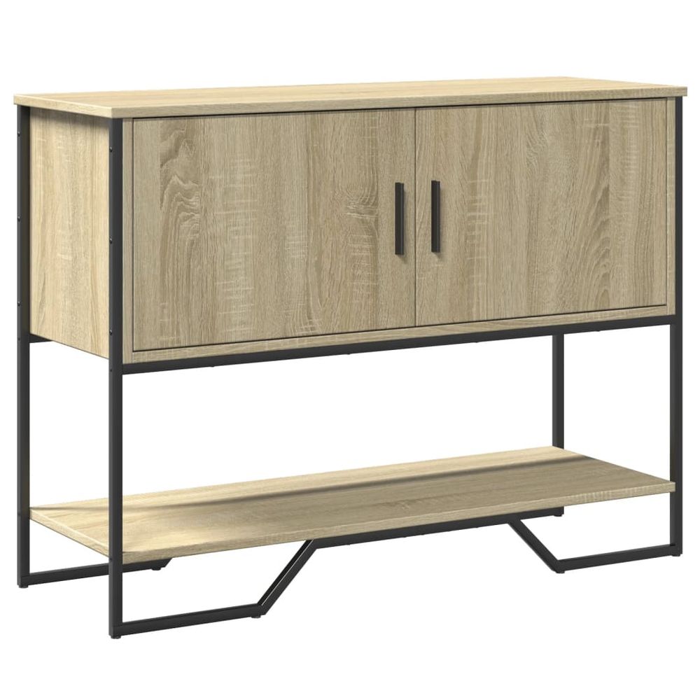 Console Table Black 100x35x74.5 cm vidaXL Engineered Wood - Console Table from vidaXL