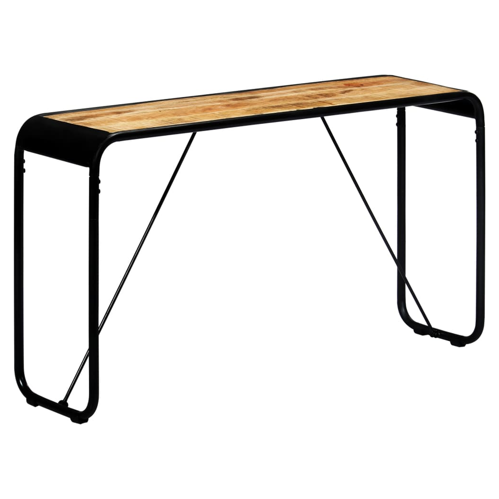 Console Table 140x35x76 cm vidaXL Solid Rough Mango Wood - Console Table from vidaXL