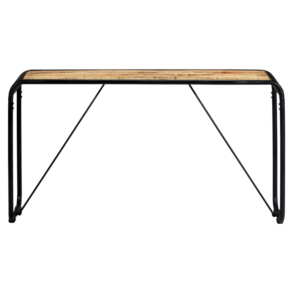 Console Table 140x35x76 cm vidaXL Solid Rough Mango Wood - Console Table from vidaXL