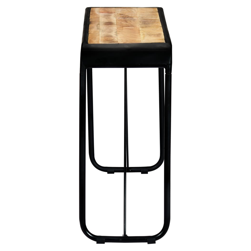 Console Table 140x35x76 cm vidaXL Solid Rough Mango Wood - Console Table from vidaXL
